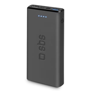 SBS TTBB10000FASTK litium-polymer-powerbank (LiPo) 10000 mAh Svart