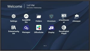 Viewsonic CDE7530 digital skyltningsskärm 190,5 cm (75") Wi-Fi 450 cd/m² 4K Ultra HD Svart Inbyggd processor Android 11