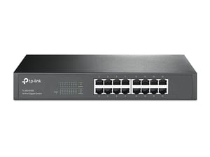 TP-Link TL-SG1016D Netzwerk-Switch, unmanaged, L2, Gigabit-Ethernet (10/100/1000), schwarz