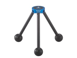 Novoflex BasicPod Mini-stativ för digitala/analoga kameror, 3 ben, svart, blå