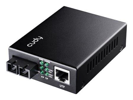 Cudy MC100GSA-20 konwerter sieciowy 1000 Mbit/s 1310 nm Pojedynczy Czarny
