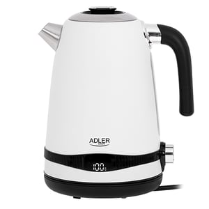 Adler AD 1295w czajnik elektryczny 1,7 l 2200 W Czarny, Biały