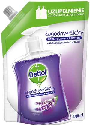 Dettol 3028717 mydło 500 ml Mydło do napełniania dozownika 1 szt.