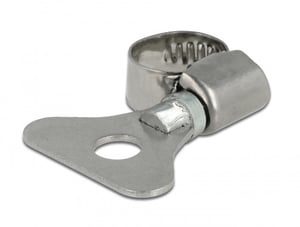 DeLOCK Tube Clamp, Butterfly Type, 8–12 mm, 10 pcs., metal