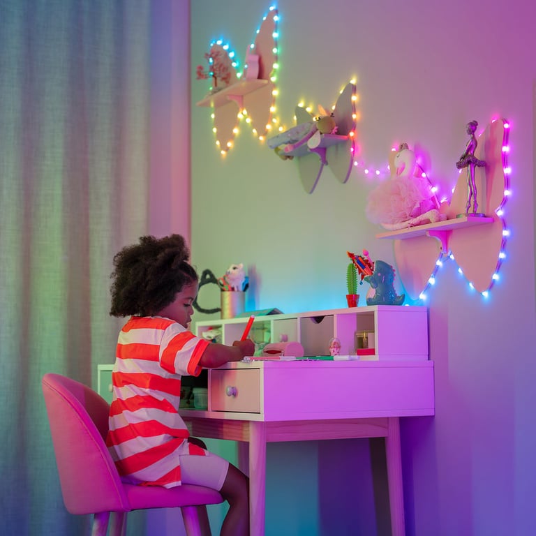 Twinkly Strings USB-C Hearts Inteligentne oświetlenie sznurkowe Wi-Fi/Bluetooth