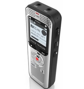 Philips Voice Tracer 2000 Interner Speicher und Flash-Speicherkarten Schwarz, Silber