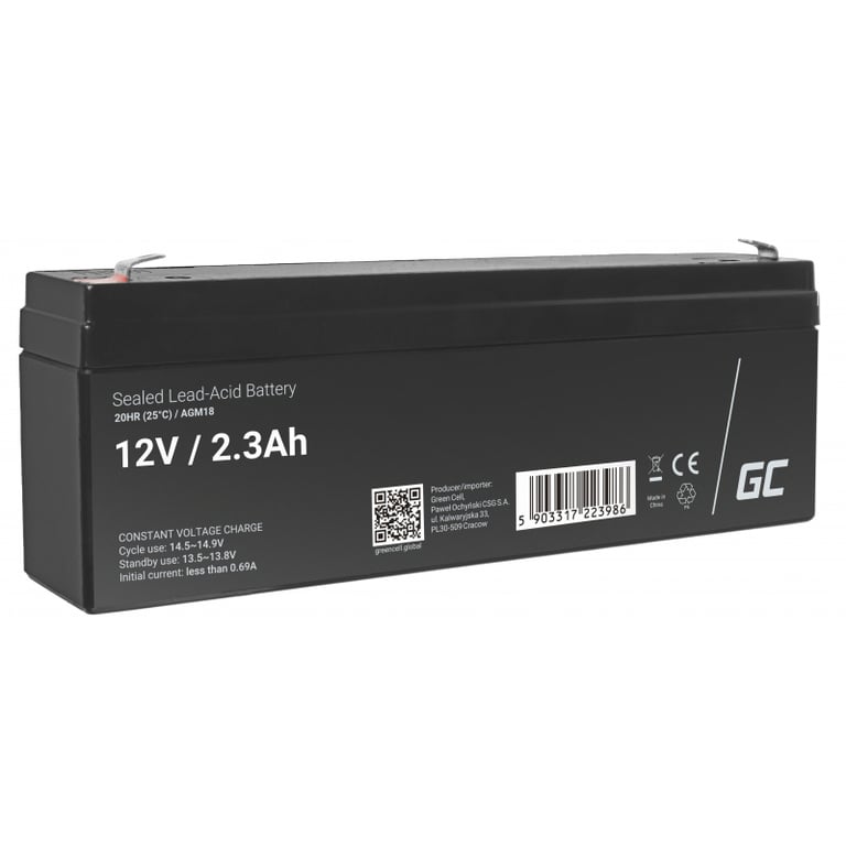 Green Cell AGM18 akumulator 12 V 2,3 Ah