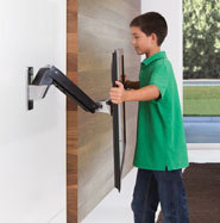 Ergotron Interactive Arm, HD 139,7 cm (55") Ściana Aluminium