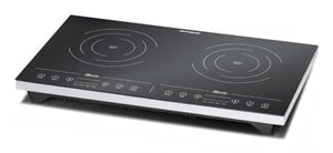 Rommelsbacher CT 3410/IN spishäll Svart, vit bänkskiva Induktionshäll med 2 kokzoner