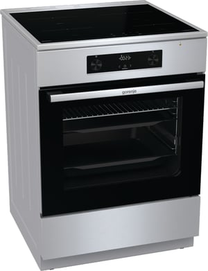 Gorenje GEIT6C60XPG Kuchenka wolnostojąca Prąd elektryczny Płyta indukcyjna strefowa Stal nierdzewna