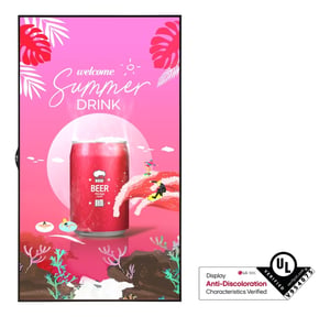 LG 55XS4P-B Płaski panel Digital Signage 139,7 cm (55") Wi-Fi 4000 cd/m² Full HD Czarny WebOS 24/7