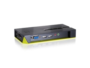LevelOne KVM-0421 KVM-Switch Schwarz, Grün