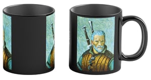 Cenega The Witcher Geralt & Vincent van Gogh Bowl, Black, Multicolored, Universal, 1 pc.