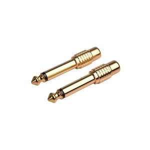 Monkey Banana 231272 przejściówka do kabli RCA 6.3mm Złoto