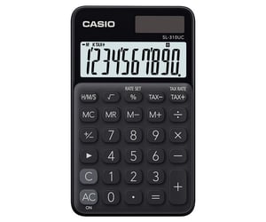 Casio SL-310UC-BK fickräknare Grundläggande räknare Svart