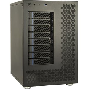 Inter-Tech NAS-8 Obudowa HDD Czarny 2.5/3.5"