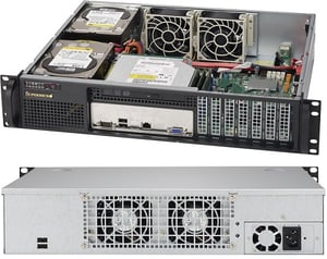 Supermicro SuperChassis 523L-505B 2U Czarny 500 W