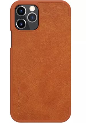 Nillkin Qin pokrowiec na telefon komórkowy 15,5 cm (6.1") Folio Brązowy