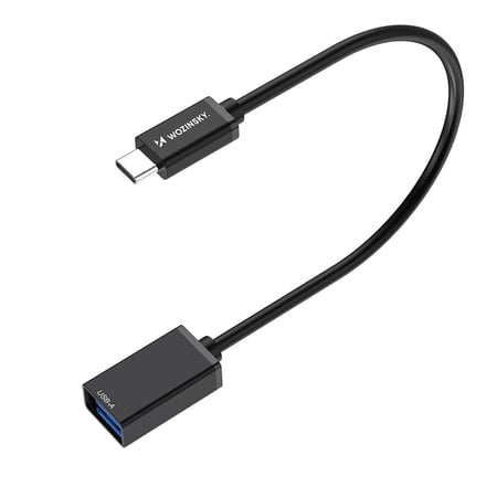 Wozinsky WOTGY1S kabel USB USB 3.2 Gen 2 (3.1 Gen 2) 0,17 m USB C USB A 48 Gbit/s Czarny