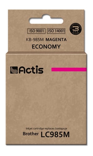 Actis Tusz KB-985M (zamiennik Brother LC985M; Standard; 19,5 ml; czerwony)