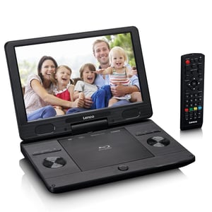 Lenco BRP-1150BK Portable DVD/Blu-ray Player Portable Blu-ray Player with Removable Disc 29.2 cm (11.5") 1024 x 600 px Black
