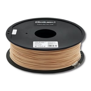 Qoltec 50676 3D-utskriftsmaterial Polylaktid (PLA) Brunt/Ljusbrunt 1 kg