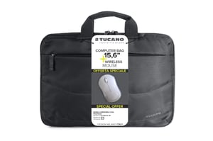 Tucano BU-BIDEA-WM laptopfodral 39,6 cm (15,6") Portfölj Svart