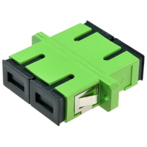 Alantec FOA-SCA-SMD-Glasfaseradapter SC/APC, 1 Stück. Schwarz, Grün
