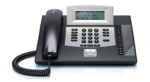 Auerswald COMfortel 1600 Telefon analogowy Nazwa i identyfikacja dzwoniącego Czarny