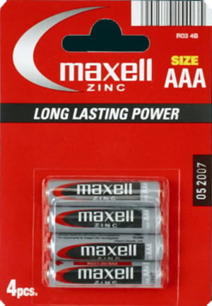 Maxell R03 Jednorazowa bateria Cynkowo-węglowy