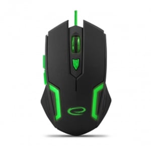 Esperanza MX205 Fighter myszka Gaming Po prawej stronie USB Typu-A Optyczny 2400 DPI