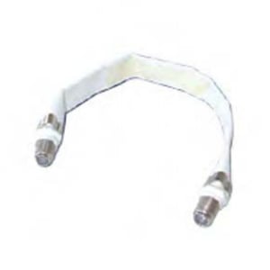 Vivanco 44102 Koaxialkabel 1x F, Stecker, weiß
