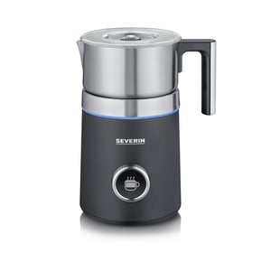 Severin Spuma 700 Plus Automatic Milk Frother/Warmer, Black, Stainless Steel