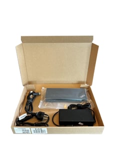 upcycle it Lenovo ThinkPad USB-C-Dock (generalüberholt) Hybrid-USB-C-Dock mit USB-A – 2 x HDMI, 2 x DP – GigE, kabelgebunden, schwarz
