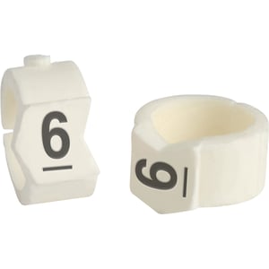 Brady SCN-36-6 znacznik kablowy Czarny, Biały Nylon 50 szt.