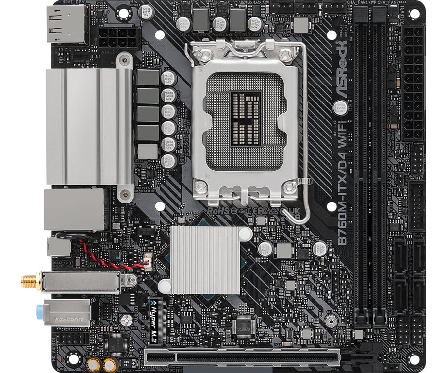 Asrock B760M-ITX/D4 WiFi Intel B760 LGA 1700 mini ITX