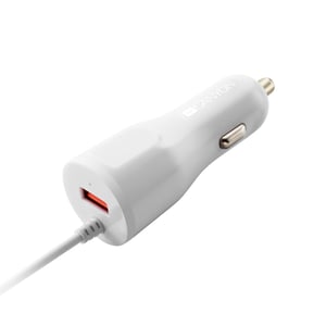 Canyon CNE-CCA033W ładowarka do urządzeń przenośnych Smartfon, Tablet Biały Lightning, USB Szybkie ładowanie Automatyczna