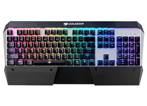 COUGAR Attack X3 RGB Gaming-Tastatur USB Schwarz, Silber