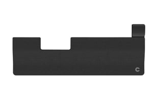 Contour Design CDWRSMPRO00310 Handgelenkauflage, veganes Leder, schwarz