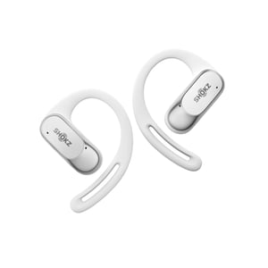 SHOKZ OpenFit Air, weiß – Kabellose Over-Ear-Kopfhörer für Anrufe/Musik/Sport/Alltag – Bluetooth – Weiß