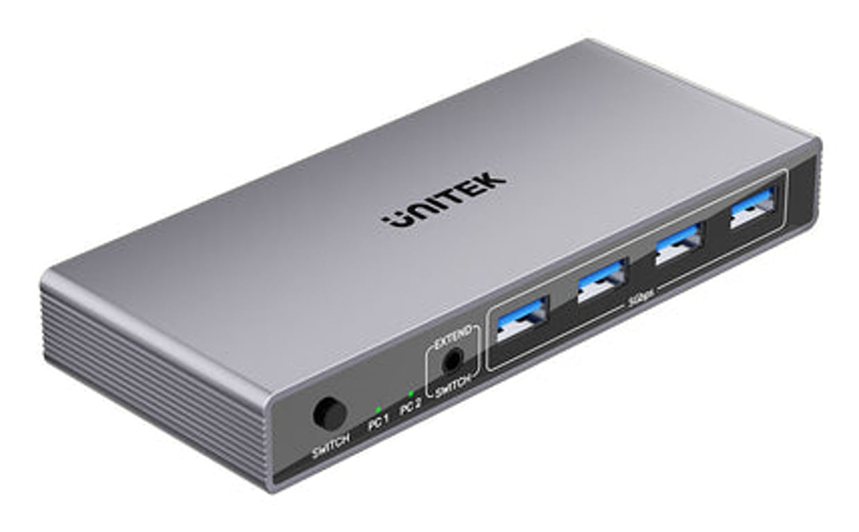 UNITEK V1310AGY01-EU przełącznik KVM Szary