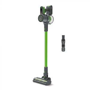 Polti Forzaspira D-Power SR500 2-i-1-dammsugare med stativ, batteri, torrdammsugning, EPA-klassad, påsfri, grön
