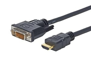 Vivolink PROHDMIDVI3 adapter kablowy 3 m HDMI DVI-D Czarny