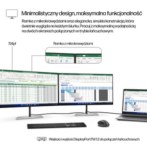 HP Monitor Pro seria 7 FHD – 724pf, 23,8″