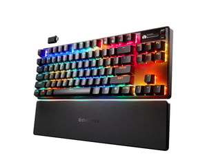 Steelseries APEX PRO TKL WIRELESS GEN 3 klawiatura Gaming USB + RF Wireless + Bluetooth QWERTY UK międzynarodowy Czarny