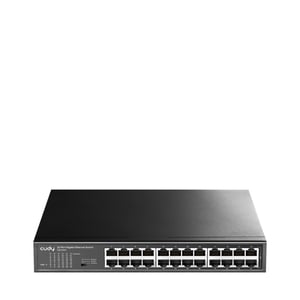 Cudy GS1024 przełącznik sieciowy Nie zarządzany Gigabit Ethernet (10/100/1000) Czarny