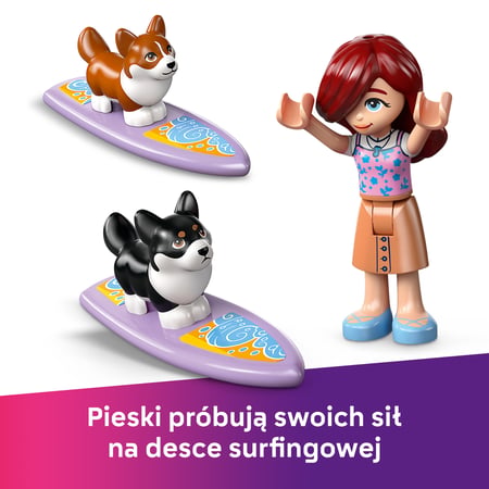 LEGO Friends Przygoda z surfującymi psami i skuterem
