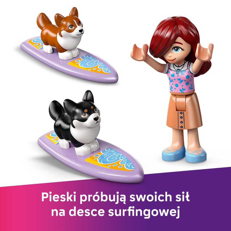 LEGO Friends Przygoda z surfującymi psami i skuterem