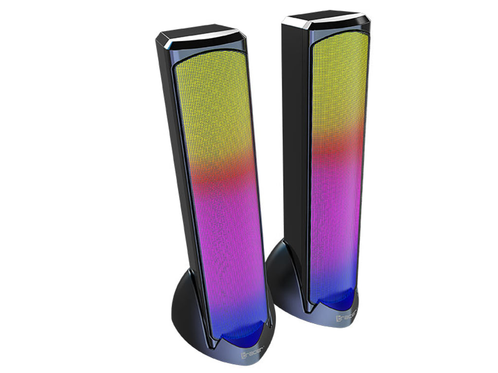фото Акустические колонки Tracer Sigma USB BT RGB Black (TRAGLO47529) 2