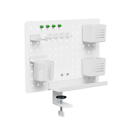 Activejet Organizer na biurko APB-002W obrotowa tablica perforowana biała